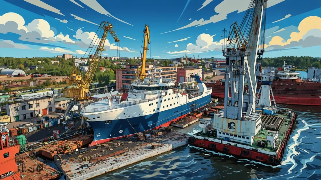 Флот требует 1300 судов. Задача колоссальная